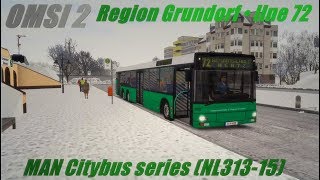 OMSI 2 • Region Grundorf (line 72) • MAN Citybus series (NL313-15)