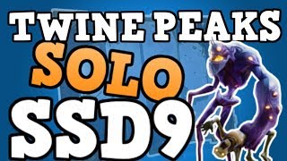 SOLOING Twine Peaks SSD 9 With NO Weapons | Trap Tunnel Setup | Fortnite Save the world
