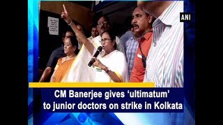 CM Banerjee gives ‘ultimatum’ to junior doctors on strike in Kolkata