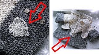 Как вязать самое простое сердечко и хвостик крючком / Вязание круга по схеме./ Урок для начинающих.