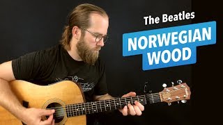 ? Norwegian Wood • The Beatles guitar lesson w/ tabs