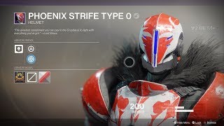 Destiny 2 Full Phoenix Strife Type 0 Armor Set (Titan) - BETA