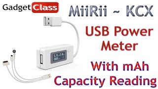 (:Review:) KCX USB Power Meter/Multimeter w/mAh Capacity Reading ~Test & Monitor Chargers & Cables