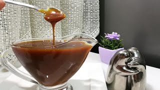 طريقه عمل صوص التوفي ( الكراميل) للحلويات سهل ويستحق التجربه