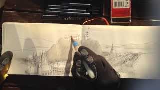 Analytical Drawing - Urban Scene