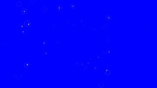 Футаж Блески летят в экран хромакей