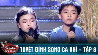 Tuyệt Đỉnh Song Ca Nhí Tập 8 | Quỳnh Nhi - Tuấn Tú hát Chị Tôi gây xúc động mạnh