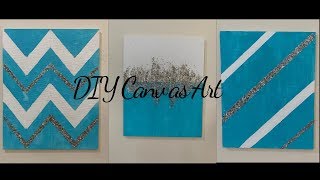 DIY Canvas Art | Easy Canvas Decor | Vidita