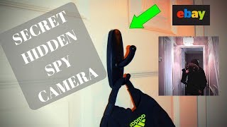 Secret Hidden Spy clothes hook camera. Full test 2019. Just £5 Ebay
