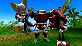 Sonic Heroes - Team Dark - Part 5 - Frog Forest / Lost Jungle - Team Sonic