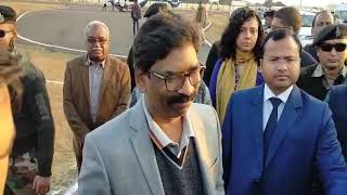 मुख्यमंत्री श्री हेमन्त सोरेन दुमका पहुंचे।