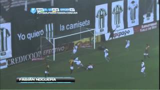 Noguera se puso el traje de goleador. Banfield-Almirante. Fecha 22. Torneo Primera B Nacional.FPT