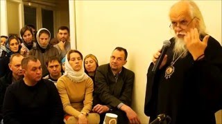 Беседа с еп. Пантелеимоном после молебна о создании семьи 29.11.15