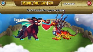 Dragon City: Exclusive Breeding Elephant Dragon lv 15 vs Pyrex Dragon lv 15 and Possible Results