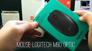 Unboxing Mouse Logitech M90 Optic 1000DPi/ Primeiras impressões