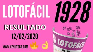 ? Resultado lotofácil 12/02, resultado da lotofácil de hoje concurso 1928