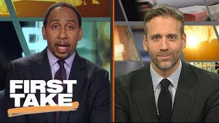 First Take analyzes Rockets' win over Warriors; play by Harden-CP3 and KD-Curry | First Take | ESPN