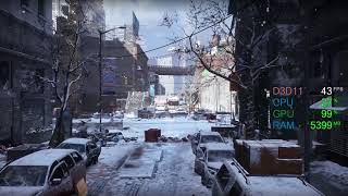 GeForce GT 1030 -- Intel Core i5-8400 -- Tom Clancy's The Division Benchmark
