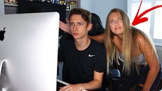 IGNORING my LITTLE SISTER for 24 HOURS!! *Gone Too Far* 24 hour PRANK