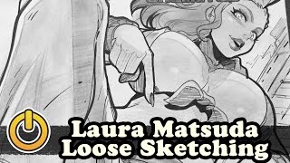 Street Fighter Laura Matsuda Loose sketching