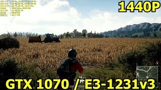 PLAYERUNKNOWN'S BATTLEGROUNDS ( 2.3 ): GTX 1070 | Ultra - 1440P | FRAME-RATE TEST