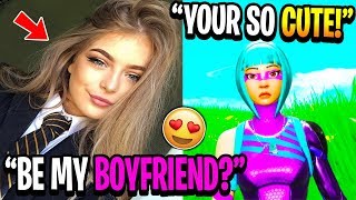 So This CUTE GIRL From MY SCHOOL Asked To Be MY GIRLFRIEND... (Fortnite)