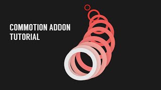 Simple motiongraphics with Commotion add-on