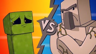 EPIC MINEQUEST 4 | "Creeper VS Iron Golem" by Sam Green Media