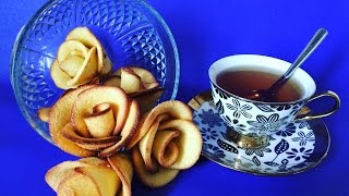 КАК ИСПЕЧЬ БИСКВИТНОЕ ПЕЧЕНЬЕ РОЗЫ К ЧАЮ