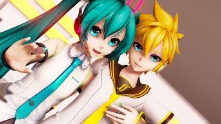 【MMD】LUVORATORRRRRY! - Hatsune Miku ・Kagamine Len (English / Romaji Sub)【初音ミク ・鏡音レン】