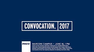 NSCC Marconi Campus Convocation 2017