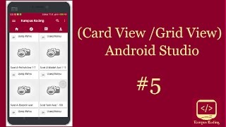 Android Studio - Tutorial Material Design Grid List (CardView)