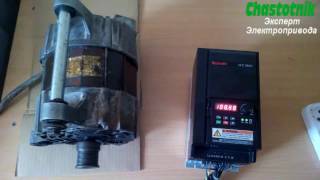 Разгон электродвигателя до 200Гц  с помощью преобразователя частоты Bosch Rexroth VFC3610