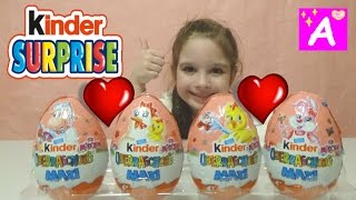 BARBIE unboxing the newest KINDER SURPRISE EGGS Распаковка новых сюрпризов БАРБИ КИНДЕР