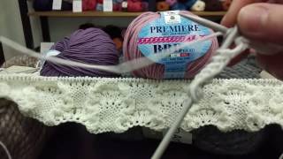 Как вязать ракушки из пряжи BBB PREMIERE  часть 1