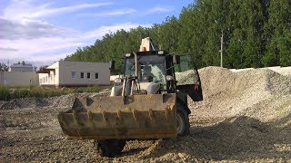 Экскаватор погрузчик Terex 860 ломает гараж. Экскаватор Терекс.Bockhoe loader