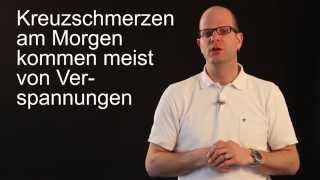 Schlaftipp 12 - Kreuzschmerzen am Morgen