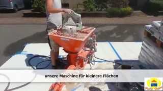 Dazu braucht´s den Stuckateur- Einbau eines Fließestrich´s