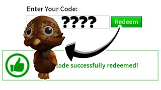 NHẬP CODE NHẬN NGAY “FALL SHOULDER OWL PAL” | PROMOCODE ROBLOX