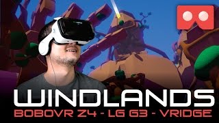 Windlands Gameplay no Google Cardboard Utilizando BoboVR Z4 e VRidge