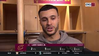 Larry Nance Jr. on LeBron's performance: 'Ridiculous, wasn't it?'