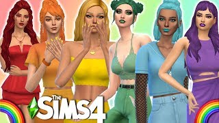 WOW! EURE SIMS ALS REGENBOGEN! ?? - Die Sims 4 Rainbow Challenge