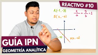 Guía IPN Geometría analítica Reactivo #10  Curso examen admisión IPN