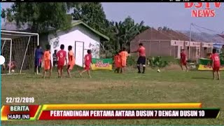 PEMBUKAAN TURNAMEN SEPAK BOLA DI DESA BANGUN SARI BARU KECAMTAN TANJUNG MORAWA