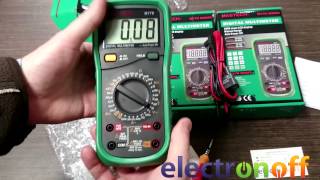 Цифровые мультиметры MY70, MY74, MY75 MASTECH. Обзор от Electronoff.ua
