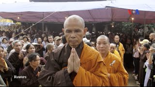 Thiền sư Nhất Hạnh đã trở về tu viện Làng Mai sau tai biến mạch máu não