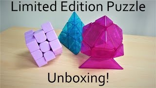 Limited Edition Puzzles! Unboxing from SpeedCubeShop.com