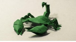 Origami scorpion modular by Javier Caboblanco - Yakomoga Origami tutorial