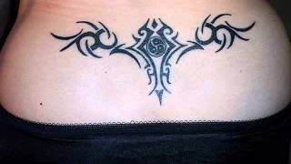 Lower Back Tribal Tattoos for Women