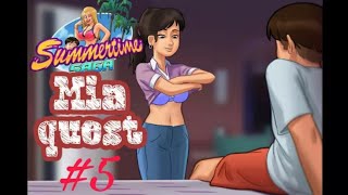 Mia All Event Complete Step By Step | Summertime Saga 0.17 | Mia